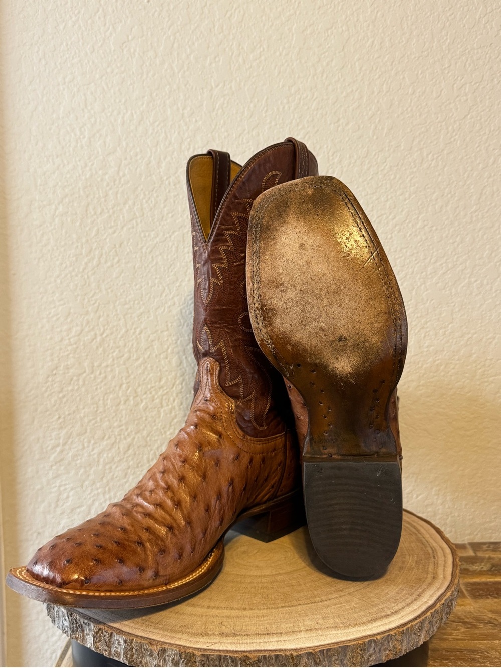Lucchese Harmon | Full Quill Ostrich | 8.5D - Picture 3 of 4